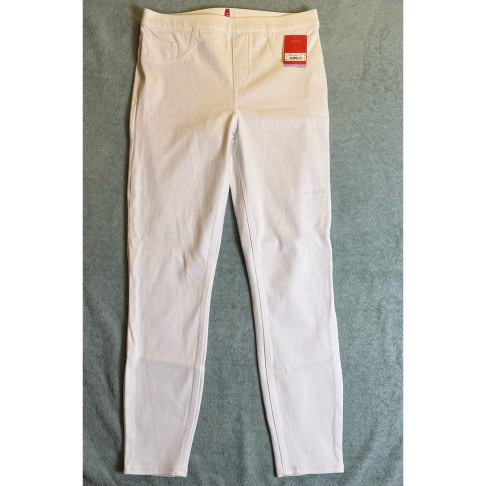 NWT Women's Spanx Ankle Jean-ish Leggings Size Large White